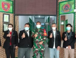 Jalin Silaturahmi, Dandim 0909/Kutim Sambut Kedatangan Pengurus PWI Kutim