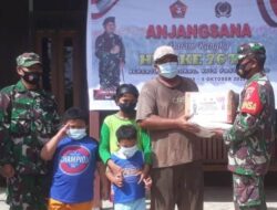 Peringati HUT TNI ke-76, Koramil 0909/03 Muara Wahau Gelar Bakti Sosial Anjangsana