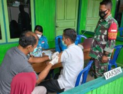 Kejar Capaian Herd Immunity, Kodim 0909/Kutim Suntikan Vaksin Gratis Melalui Koramil 0909/03 Muara Wahau
