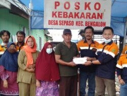 Gerak Cepat Turunkan Water Tank, PT TMR Berikan Bantuan Tunai Kepada Korban Kebakaran, Masing-masing KK Terima Rp 3 Juta