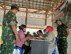 Koramil 0909/05 Muara Bengkal Beri Pengalaman Berbeda Kepada Masyarakat, Hadiri Vaksinasi Berpeluang Menangkan Doorprize