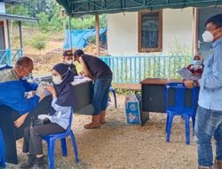 Koramil 0909-02/Sangkulirang Gelar Vaksinasi di Kaubun dan Sangkulirang