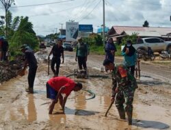 Kolaborasi Masyarakat dan PT GAM Tuntaskan Perbaikan Kerusakan Jalan Poros Kaubun