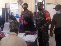 Gelar Vaksinasi Didua Desa, Koramil 0909-04/Muara Ancalong Terus Gencarkan Serbuan Vaksin