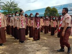 Materi Dasar Pembentukan Disiplin Diberikan Kepada Peserta Perjusami SMAN 1 Kaubun
