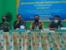 Babinsa Koramil 0909-02/Sangkulirang Hadiri Musrembangdes Karangan Ilir, Berharap Pembangunan Tepat Sasaran, Imbau Tetap Jaga Kondusifitas