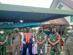 Pastikan Pelaksanaan Nataru Berjalan Kondusif, Koramil Sangatta Beri Pengamanan di Wilayah Binaannya