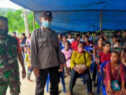 Danramil Sangkulirang Kerahkan Personel Amankan Perayaan Natal Hingga Tahun Baru 2022