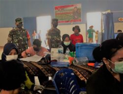 Serbuan Vaksin Mulawarman Peduli Untuk Negeri Sasar Desa Sumber Sari Long Mesangat