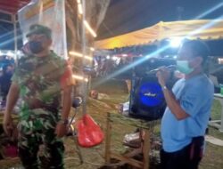 Koramil 0909-01/Sangatta Dampingi Pelaksanaan Vaksinasi, Peserta Dipastikan Terapkan Protokol Kesehatan