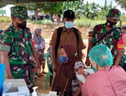 Gencarkan Serbuan Vaksin Mulawarman, Koramil Muara Bengkal Gelar Vaksinasi Lanjutan