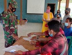 Serius Dukung Pemerintah, 30 Dosis Disalurkan Koramil Muara Ancalong