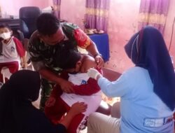 Serbuan Vaksin Mulawarman Tangguh Kembali Sasar Usia 6-11 Tahun, Koramil Sangatta Sasar SDN 002