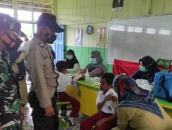 Koramil Muara Ancalong Kembali Kawal Pelaksanaan Vaksinasi
