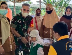 Serbuan Vaksinasi Mulawarman Tangguh Digelar Koramil Teluk Pandan, Sasar Usia 6-11 Tahun dan Lansia