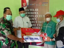 Danramil Muara Bengkal Lanjutkan Penyerahan BT-PKLWN