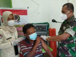 Tim Mobile Vaksin Semakin Gencarkan Vaksinasi, Maksimalkan Kegiatan di Fasilitas Kesehatan Kodim 0909/KTM