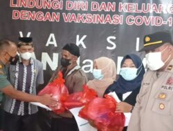Didampingi Babinsa Koramil Sangkulirang, UPT Puskesmas Sukses Gelar Vaksinasi