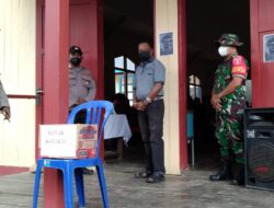 Babinsa Koramil Muara Wahau Amankan Peringatan Hari Paskah