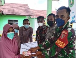Kawal Penyaluran BLT, Babinsa Koramil Sangkulirang Harap Dipergunakan Sebaik-baiknya
