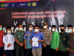 Koramil Sangkulirang Pastikan Vaksinasi Kondusif