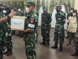 Ratusan Bingkisan Dibagikan Kodim 0909/KTM Jelang Lebaran,  Warakawuri Veteran Purnawirawan dan Personel Menerima Langsung