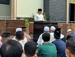 Beri Sambutan Selepas Salat Idul Fitri, Dandim 0909/KTM Ajak Warga Tingkatkan Keimanan dan Ketakwaan