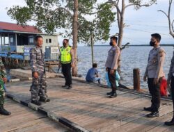 Beri Rasa Aman dan Nyaman, Personel Kodim dan Koramil Sangatta Isi Pos Pam, Kawal Mudik dan Kawasan Wisata