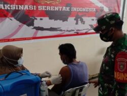 Dukung Terbentuknya Herd Immunity, Koramil Sangkulirang Kawal Pelaksanaan Vaksinasi