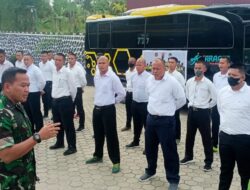 Lepas Keberangkatan 46 Peserta Komcad, Dandim 0909/KTM Minta Jaga Nama Baik Kesatuan