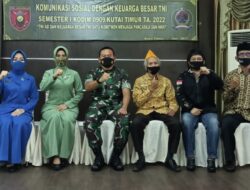 Lagi, Kodim 0909/KTM Gelar Komunikasi Sosial, Beri Arahan Pada Keluarga Besar TNI di Kutim
