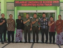 Silaturahmi dengan Pengurus IKJ, Dandim 0909/KTM Dampingi Tim Pusterad