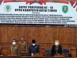 Gelar Sidang Paripurna ke-10, DPRD Kutim Sahkan Dua Raperda Menjadi Perda