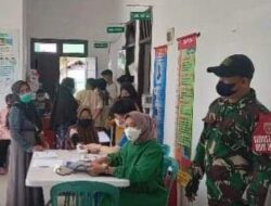 Dukung Percepatan Vaksinasi, Koramil Sangatta Beri Pengawalan
