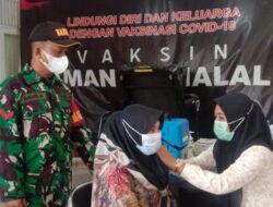 Koramil Sangkulirang Kembali Kawal Pelaksanaan Vaksinasi