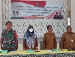Koramil Muara Wahau Hadiri Pembekalan Panitia Pilkades