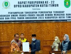 Pemkab Kutim Beri Tanggapan Terhadap Pemandangan Umum Fraksi Dalam Dewan Terkait KUA-PPAS 2023