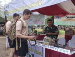 Meriahkan Latihan TNI Bersama Tentara Asing, Kodim 0909/KTM Buka Stand UMKM
