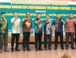 Sambut Kedatangan Danrem 091/ASN, Pemkab Kutim Gelar Ramah Tamah