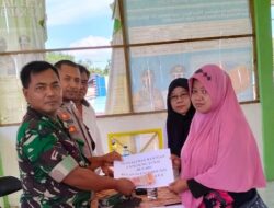 Babinsa Koramil Sangkulirang Pastikan Penyaluran BLT Kondusif