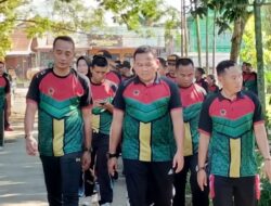 Tingkatkan Kebugaran, Senam dan Jalan Sehat Penting Jaga Kondisi Tubuh Personel Kodim 0909/KTM
