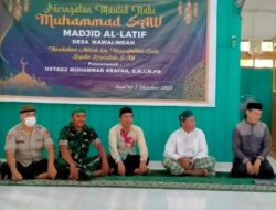 Danposramil Muara Bengkal Hadiri Maulid Nabi Muhammad SAW