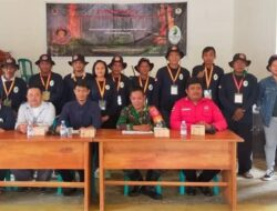 Babinsa Koramil Sangkulirang Hadiri Sosialisasi Pencegahan dan Penanggulangan Karhutla, Segera Bentuk Tim Pemadam Kebakaran