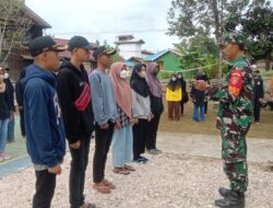 Saka Wira Kartika Ranting Koramil Muara Bengkal Ikuti Orientasi Cross Country ke IV 2022