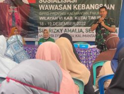 Danramil Sangatta Berikan Materi Wawasan Kebangsaan
