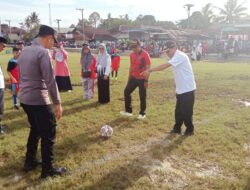 Danramil Sangkulirang Apresiasi Turnamen Sepak Bola Mini