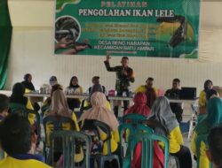 Pgs Danramil Muara Bengkal Beri Pembekalan Budidaya Ikan Lele