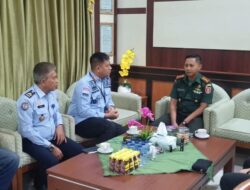 Tingkatkan Sinergitas, Dandim 0909/KTM Terima Kunjungan Imigrasi Samarinda