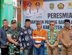 Danramil Bengalon Hadiri Peresmian Bantuan Pasang Baru Listrik di Desa Bangun Jaya
