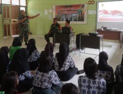 Babinsa Koramil Muara Wahau Beri Motivasi Bagi Generasi Muda Gabung TNI AD